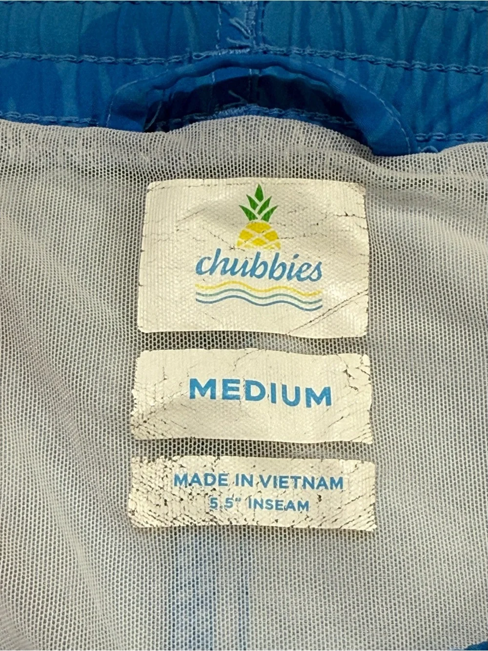 Chubbies The Squarely Circles Lined Swim Shorts‎ 5.5 Inseam Mens Size M Beach